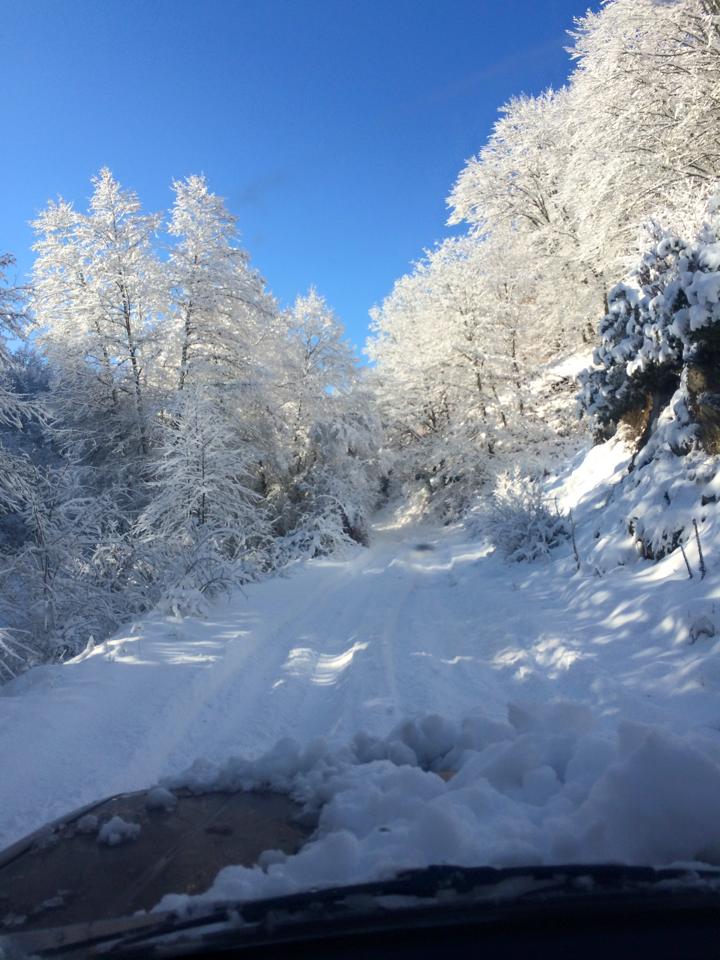 Зимска идила на пат кон Широки Дол